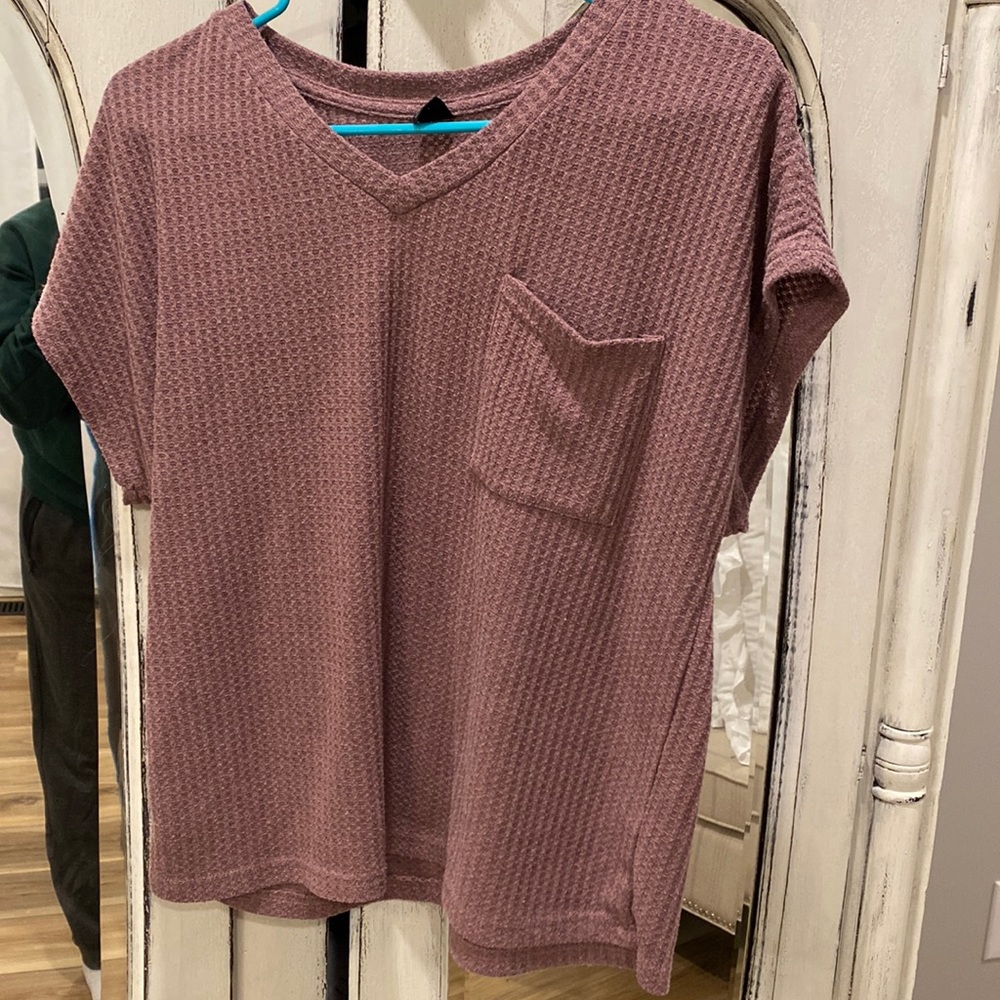 Waffle Knit T-shirt